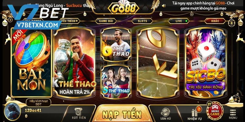 Sản phẩm game đổi thưởng cực hot liên tục được update mới